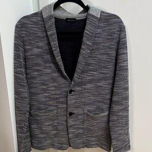 Charcoal Knit Men's Blazer